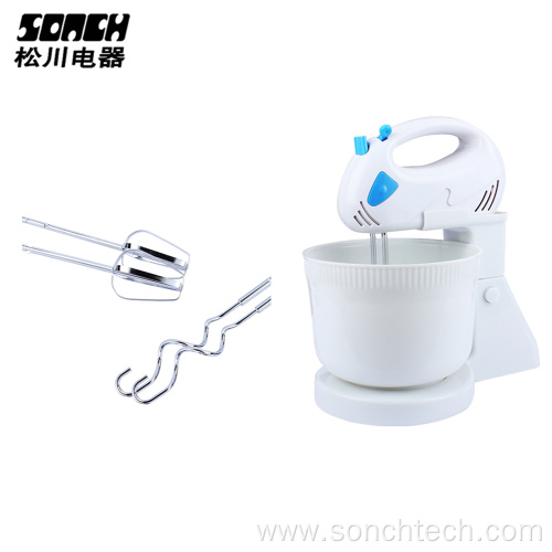 Electric Powder Egg Food Hand Mixer with Bowl